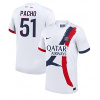 Camiseta Paris Saint-Germain Willian Pacho #51 Visitante Equipación 2024-25 manga corta